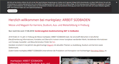 Desktop Screenshot of marktplatzarbeit.de